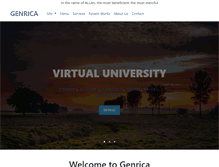 Tablet Screenshot of genrica.com